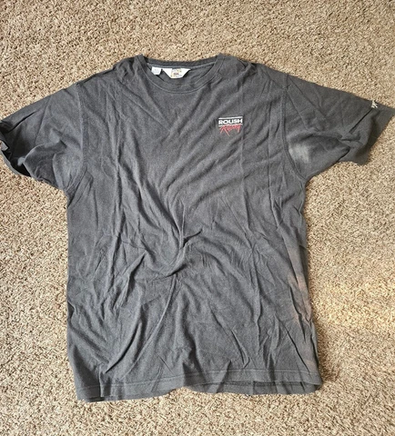 Roush Racing Black Logo T-shirt - Size XL - Alternative Vintage Soft Cover