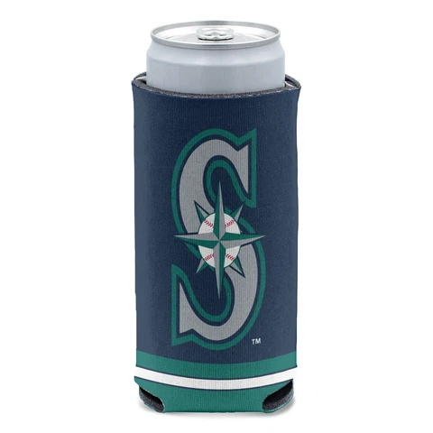 WinCraft Seattle Mariners 12oz. Slim Can Cooler Cover