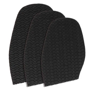 Schuhreparatur Halbsohle 'Welle' Kompaktgummi rutschsicher schwarz - Bild 1 von 7