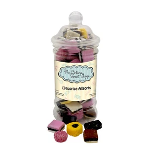 Liquorice Allsorts Sweets Jar Pick and Mix Candy Retro Party Treats - Picture 1 of 1