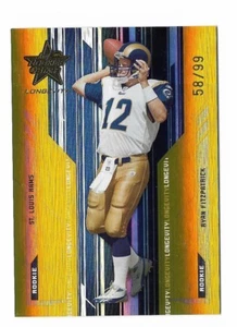 2005 Leaf Rookies & Stars Longevity Ryan Fitzpatrick Gold (RC) 99 - Picture 1 of 2