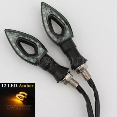 2x Señales de giro LED luz ámbar para Honda CBR600 F2 F3 F4 F4I 600RR 900R 1000RR Foto 1 de 4