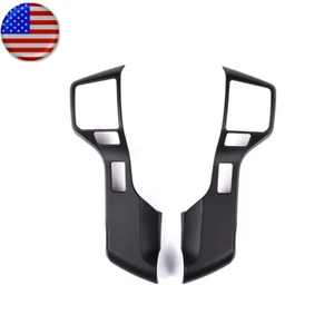 Matte Black Steering Wheel Cover Trim FitsToyota Tacoma Tundra 4Runner 10-19 - Picture 1 of 6
