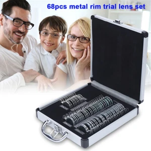 MT68-A1 Kit Strumenti Oftalmici Ottici Alluminio 68pz per Ospedale/Ottica Negozio - Foto 1 di 11