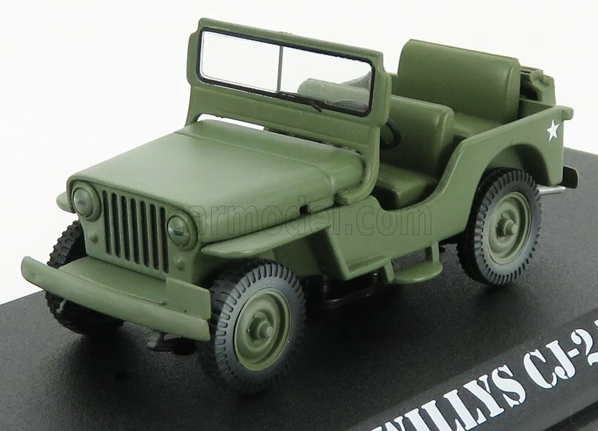 1/43 GREENLIGHT - JEEP - WILLYS CJ-2A OPEN 1949 - M-A-S-H 86592 - Immagine 1 di 1