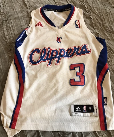 CHRIS PAUL Los Angeles CLIPPERS Basketball ADIDAS Sewn Youth SMALL Jersey NBA Cover