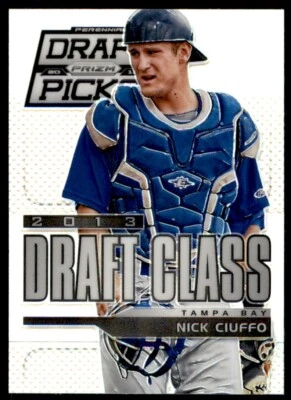 2013 Panini Prizm Perennial Draft Picks Silver #121 Nick Ciuffo Tampa Bay Rays - Image 1 of 2