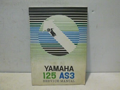 Yamaha AS3 125 Service Manual 1st Edition Dated 1971 Genuine Yamaha Manual - Image 1 of 4