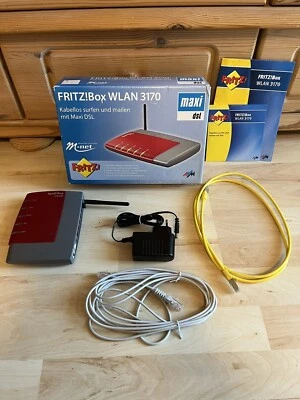 Fritz Box WLAN 3170 Maxi DSL Router - wie NEU - Bild 1 von 4