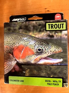 AirFlo Trout Stillwater Line Delta - WF6/7F in Pale Peach - Picture 1 of 2