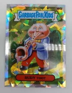 Topps Garbage Pail Kids 2021 cromo "Rudy Toot" 144b refractor atómico - M/NM - Imagen 1 de 2