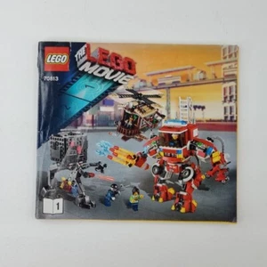 La LEGO Película 70813 Rescate Refuerzo Manual Instrucciones de Construcción Solo Libro - Imagen 1 de 11