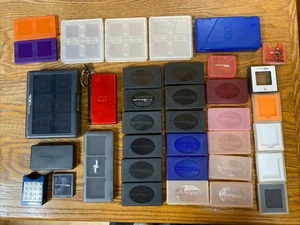 35x Custodie Portagiochi Nintendo DS - Custodie a Scatto Plastica Ufficiale NDS (ABC) 3DS - Foto 1 di 3