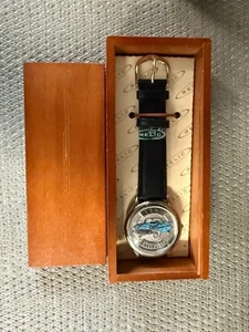 1957 Chevrolet Classic American Cars Relic Watch ZR94701 With Wooden Box  - Picture 1 of 5