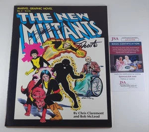 Marvel Graphic Novel 4 SIgned Claremont & Shooter JSA 1st New Mutants 1st Print - Picture 1 of 3