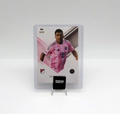 2025 Topps Total Football TTF MLS 30/99 Luis Suarez Inter Miami - Image 1 of 3