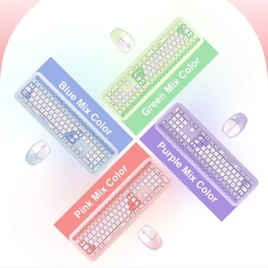 Mofii Wireless Keyboard And Mouse Set 110-Key Full Size -Slim 2.4GHz 1200 - Picture 1 of 11