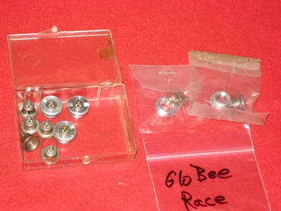 10 VINTAGE GLO-BEE 049-061 RACING GLOW PLUG BUTTONS CLAMPS MODEL AIRPLANE ENGINE - Image 1 of 2