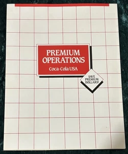 Refreshing Facts Coca Cola  Brochure c1986 Premium Operations Promo Catalog Form - Picture 1 of 8