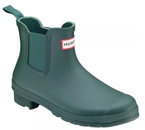 Hunter Women's Size 6, Original Chelsea Rain Boots, Hunter Green, New in Box - Picture 1 of 6