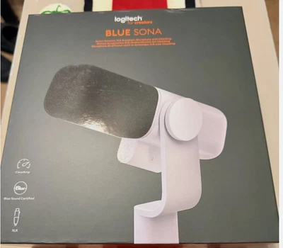 NEW Logitech for Creators BLUE SONA Active Dynamic XLR Broadcast Microphone Mic - Image 1 of 4