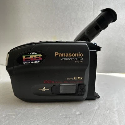 Panasonic Palmcorder IQ PV-D406 With 16X Optical Zoo and Color View Finder - Image 1 of 4