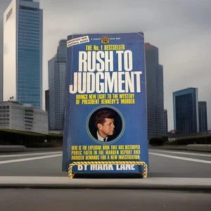 Rush to Judgment by Mark Lane 1967 1st Printing Fawcett Vg Paperback JFK Murder - Imagen 1 de 6