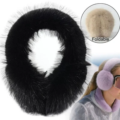 Winter Warm Soft Plush Earmuffs Faux Fur Ear-Muffs  For Women Men Outdoor - Image 1 of 4