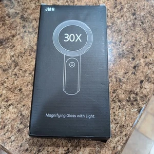 JMH 30X Handheld Magnifier with 18 LED Lights In Box - Picture 1 of 8