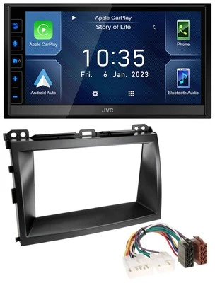 JVC DAB Bluetooth MP3 USB 2DIN Autoradio für Lexus GX-470 (2003-2009) - Bild 1 von 4