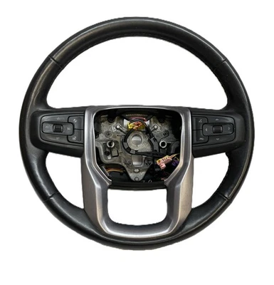 GMC SIERRA 1500 2020 volante cuero negro térmico GM OEM 84646068 Foto 1 de 4