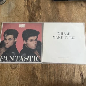 Fantastic & Make It Big 12" LP Vinyl Record George Michael - Picture 1 of 12