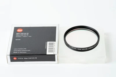Leica E60 UV/IR Filter - Black / 13414 / GERMANY for M8 use (60mm, 99%new) - Image 1 of 2