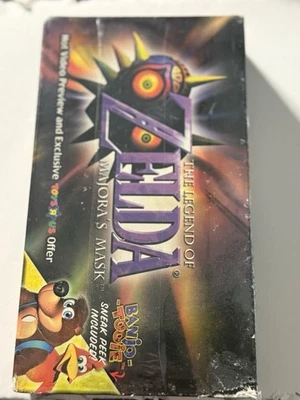The Legend of Zelda Majora's Mask / Banjo-Tooie N64 Preview VHS Toys R Us (LN) - Image 1 of 2