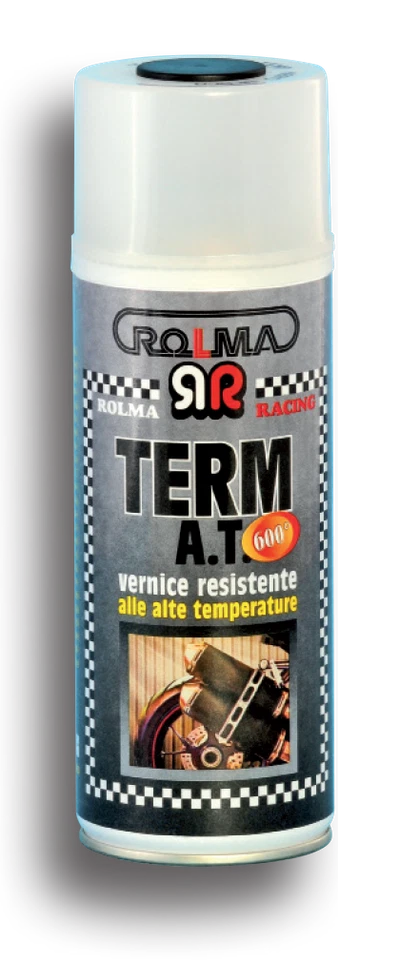 VERNICE SPRAY ALTE TEMPERATURE TERM AT FINO A 600° ROSSO ALLUMINIO NERO BIANCO  - Immagine 1 di 1