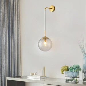Bedroom Wall Light Stair Wall Lamp Indoor Glass Wall Lights Balcony Wall Sconce - Picture 1 of 6