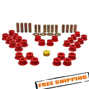 Energy 11.3106R Red Rear Control Arm Bushing Kit for 1990-2005 Mazda Miata - Picture 1 of 4