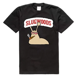 SLUG WOODS Tee High Quality Heavyweight Oversized Streetwear T-Shirt - Picture 1 of 3