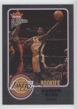 2002-03 Fleer Platinum Finish /100 Kareem Rush #161 Rookie RC