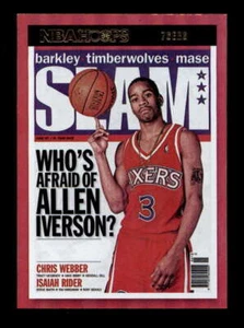 ALLEN IVERSON 2021/22 PANINI HOOPS #SLAM18 SLAM MAGAZINE FOIL PARALLEL BF7898 - Picture 1 of 1