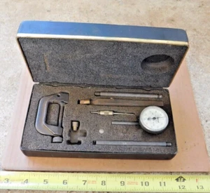 CENTRAL TOOL NO. 200 DIAL TEST INDICATOR SET IN CASE - Picture 1 of 6