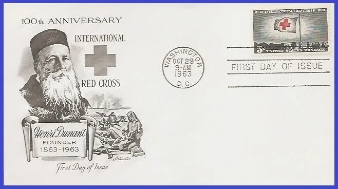 USA4 #1239 U/A ARTMASTER FDC   Red Cross Centennial - Image 1 of 1