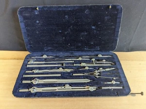 Kern Aarau Swiss Complete 15pcs 1910 Compass Box #29050 - Picture 1 of 18
