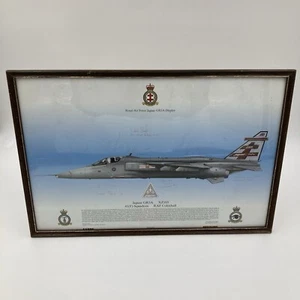 Framed Photo Signed By Royal Airforce Jaguar GR3A Crew On The Picture - Picture 1 of 12