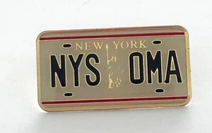 Odyssey Of The Mind OotM OM Pin NY New York License Plate Statue of Liberty - Picture 1 of 3
