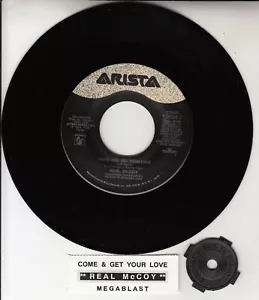REAL McCOY Come And Get Your Love 7" 45 rpm record + juke box title strip RARE! - Picture 1 of 1