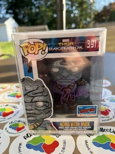 SIGNED KORG FUNKO POP #391 THOR NYCC Marvel Autograph GREG PAK CREATOR Official - Picture 1 of 7