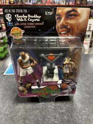 Juego Space Jam Wile E. Coyote Charles Barkley Nuevo 1996 Michael Jordan Playmates Foto 1 de 4