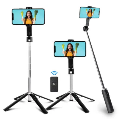 40" Foldable Wireless Remote Selfie Stick Tripod Phone Stand For iphone Samsung  - Image 1 of 4