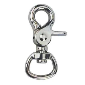 2 Pack Everbilt 1/2 in. x 2-3/8 in. Nickel-Plated Swivel Trigger Snap Key Chain - Picture 1 of 1